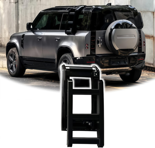 Side roof rack access ladder - side,