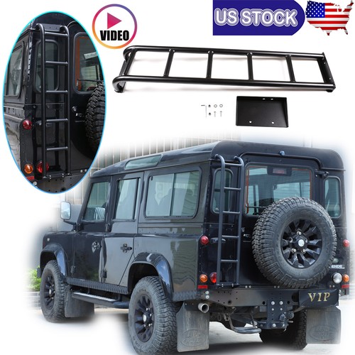 Rear roof rack access - roof, ladder