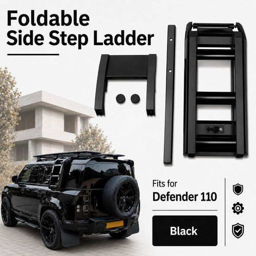 Side roof rack access - rack, ladder