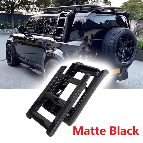 Side roof rack access ladder - access,