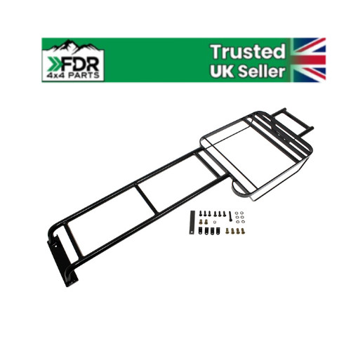 Rear ladder with - lamp, guard