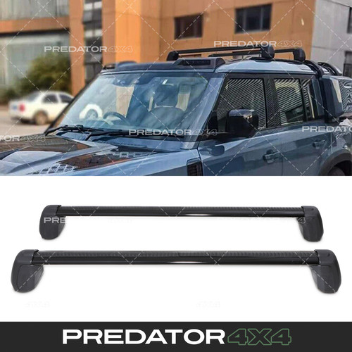 Black roof rack cross bars - roof,
