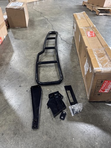 Rear ladder steel roof rack - roof,